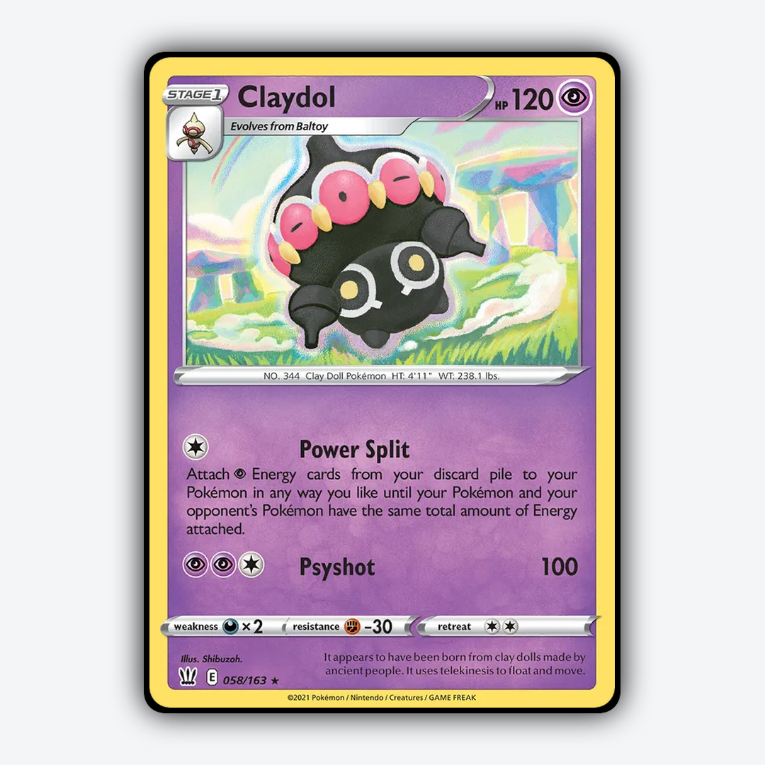 Claydol 058/163 - Battle Styles Set - Card Rug