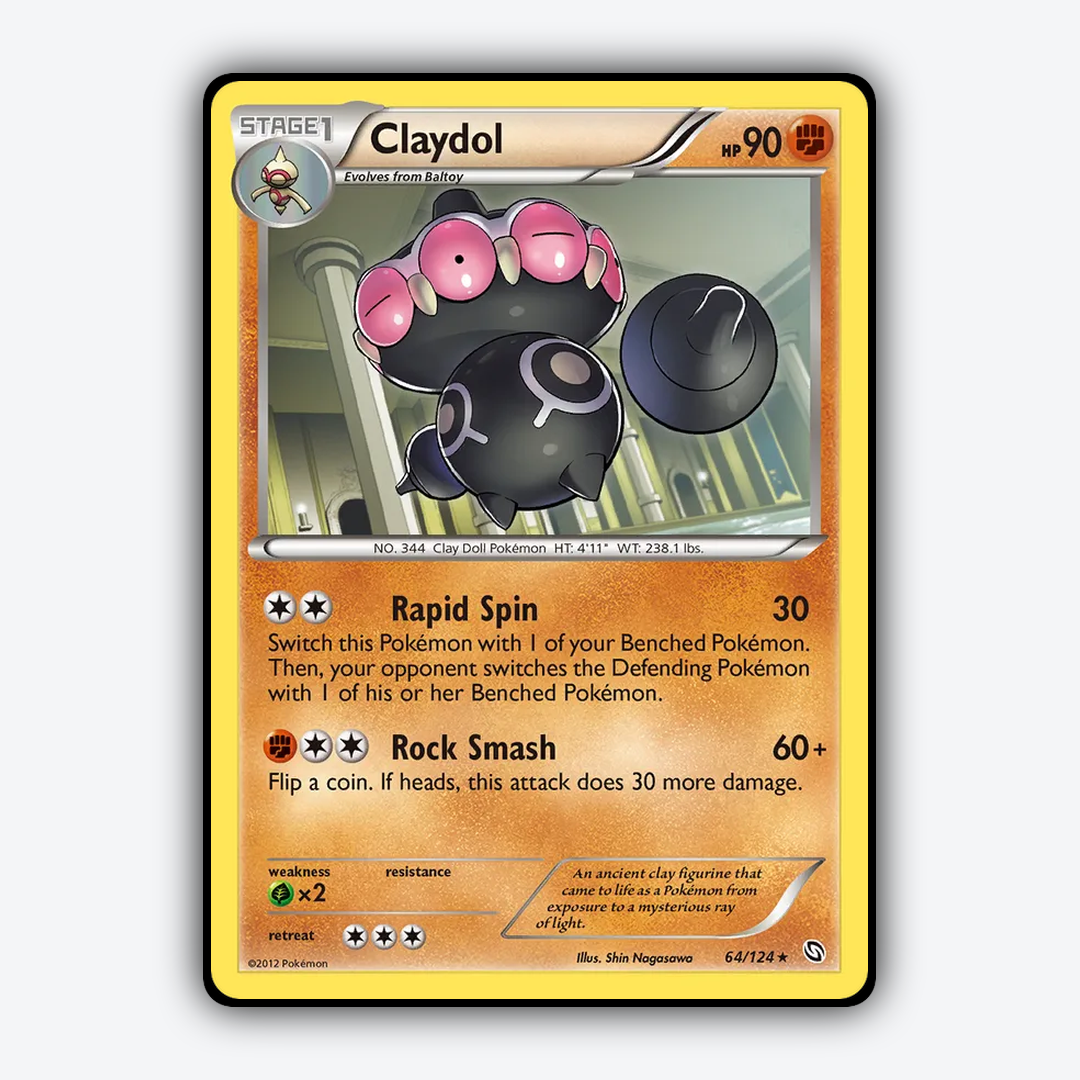 Claydol 064/124 - Dragons Exalted Set - Card Rug