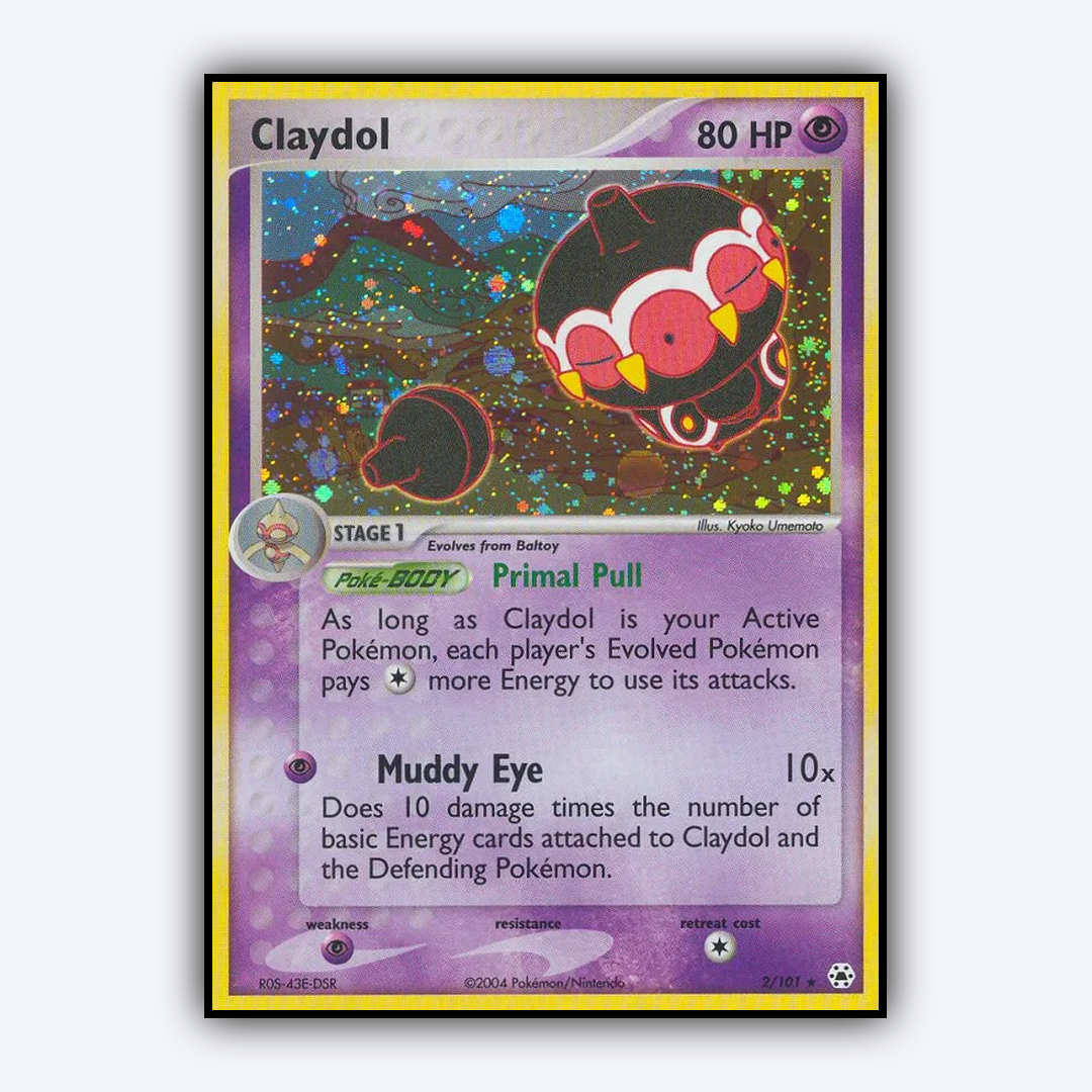 Claydol 002/101 - Hidden Legends Set - Card Rug