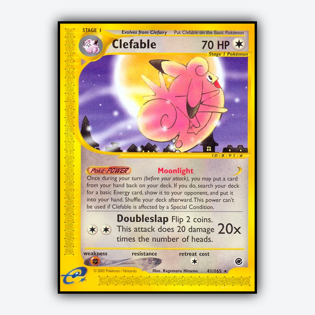 Clefable 041/165 - Expedition Base Set - Card Rug