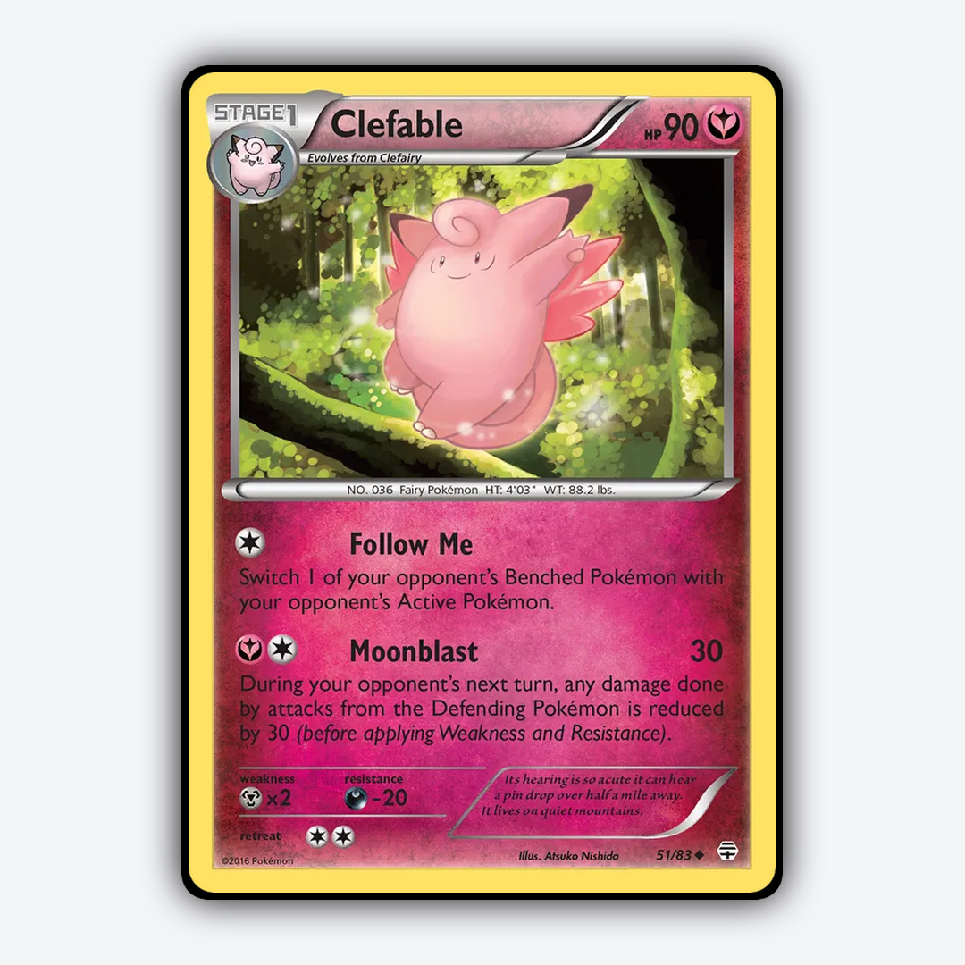 Clefable 051/83 - Generations Set - Card Rug