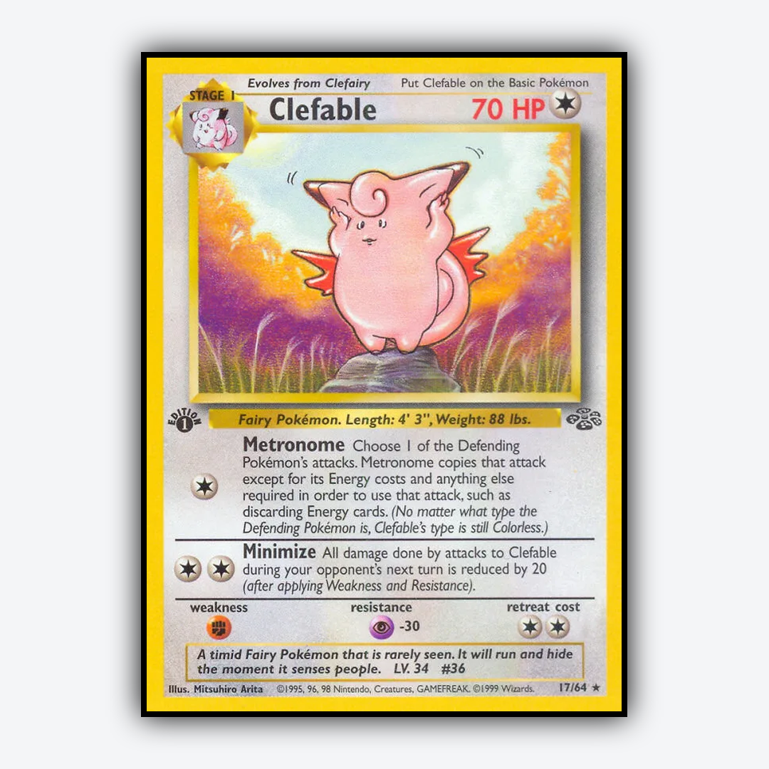 Clefable 017/64 - Jungle Set - Card Rug