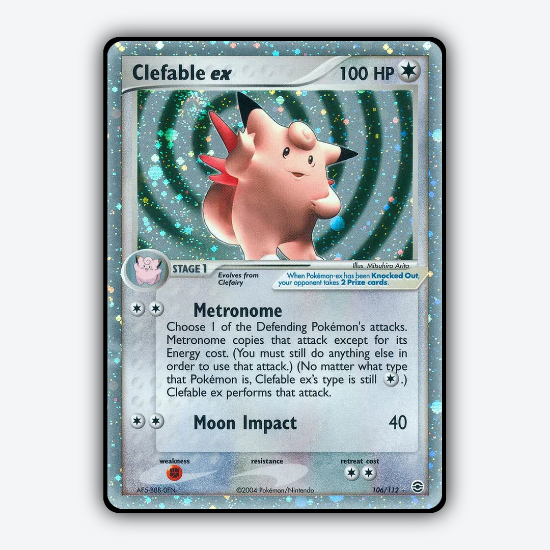 Clefable ex 106/112 - FireRed & LeafGreen Set - Card Rug