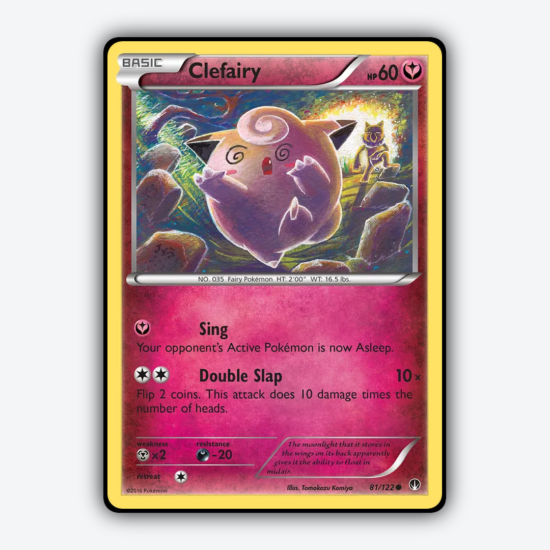 Clefairy 081/122 - BREAKpoint Set - Card Rug
