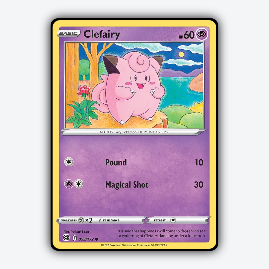 Clefairy 053/172 - Brilliant Stars Set - Card Rug