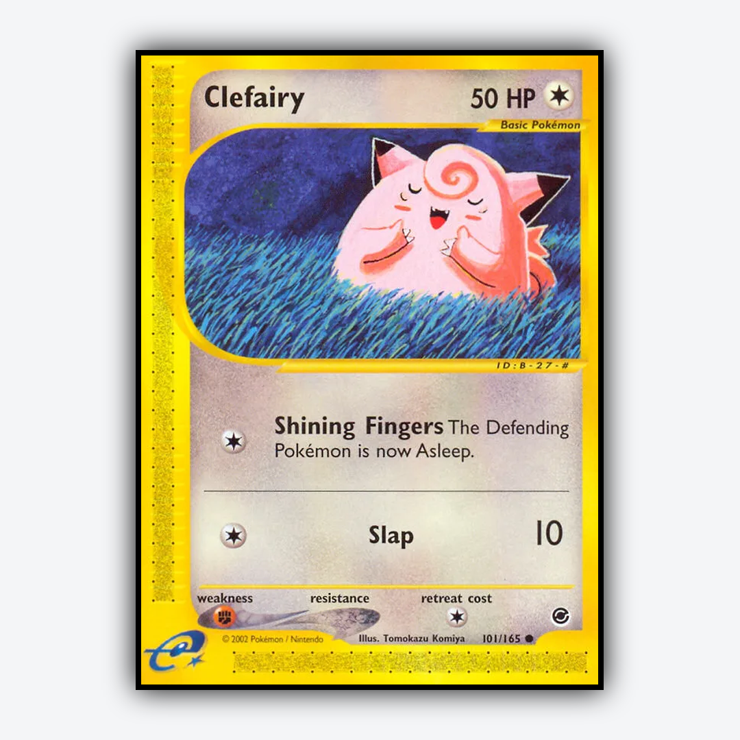 Clefairy 101/165 - Expedition Base Set - Card Rug