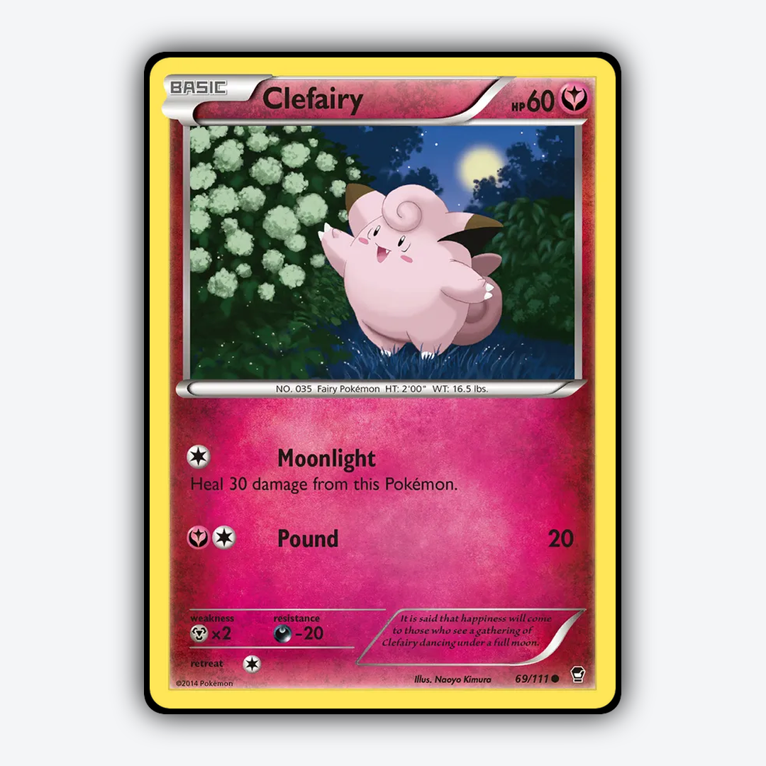 Clefairy 069/111 - Furious Fists Set - Card Rug