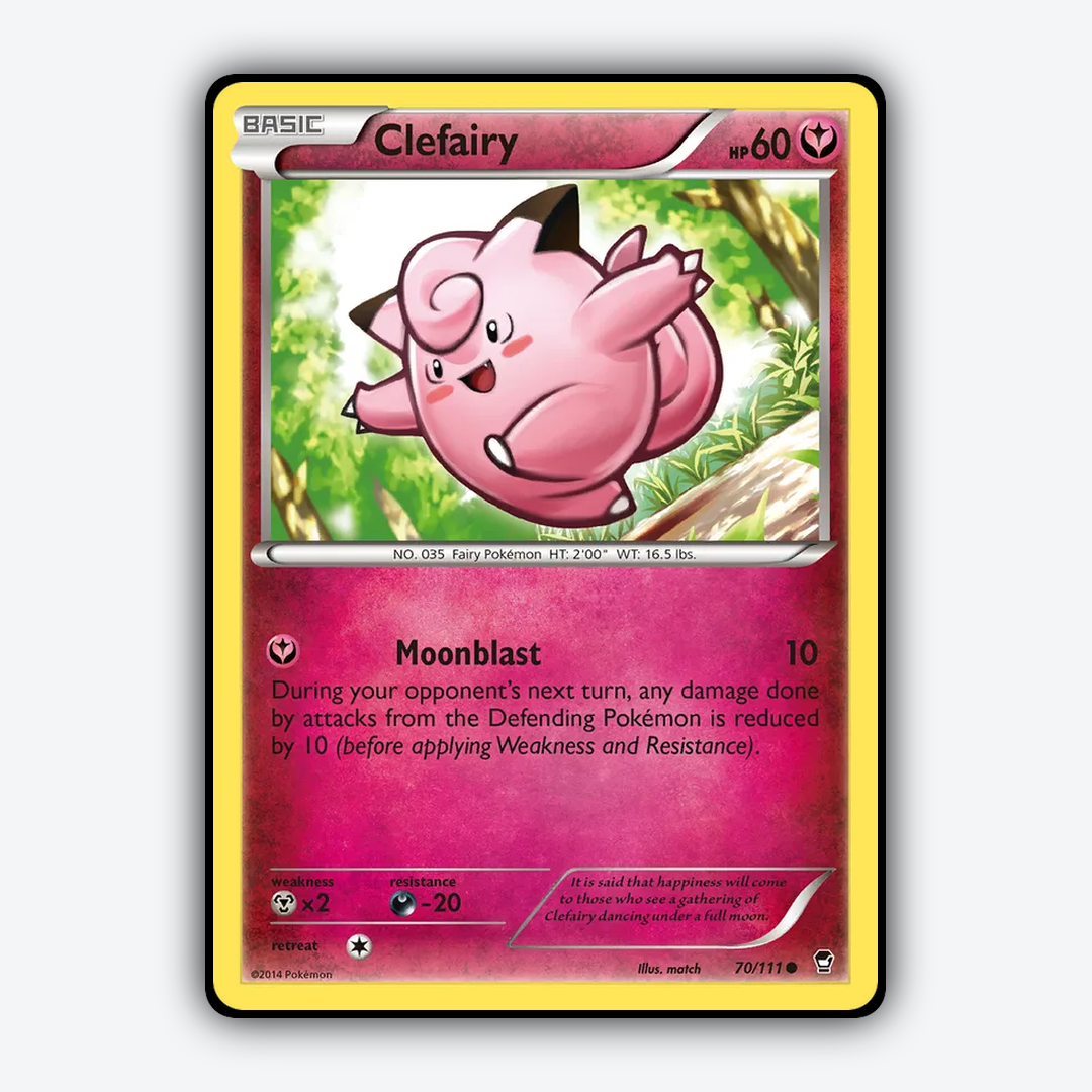 Clefairy 070/111 - Furious Fists Set - Card Rug