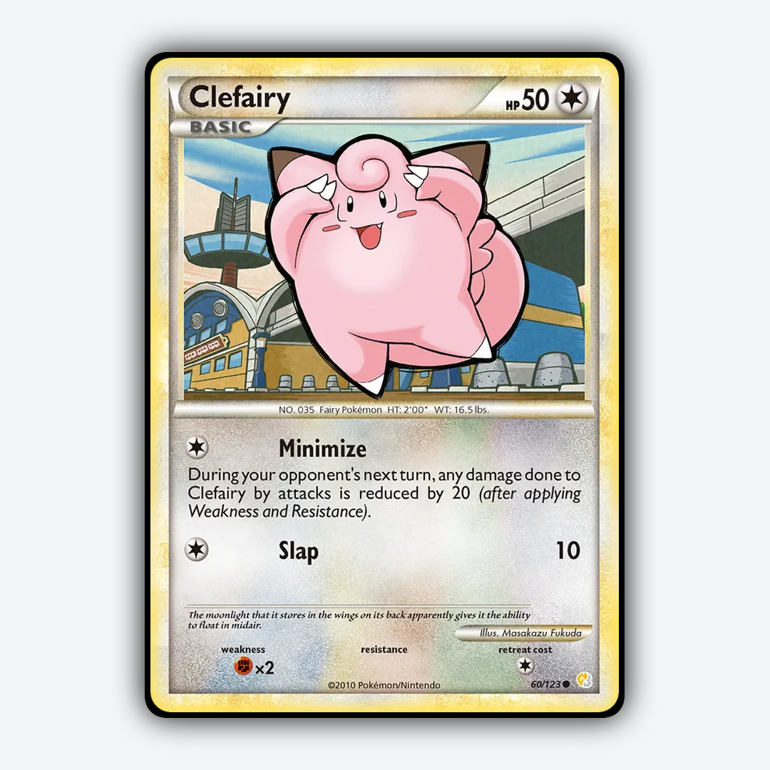 Clefairy 060/123 - HeartGold & SoulSilver Set - Card Rug