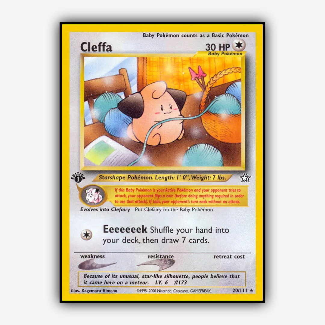 Cleffa 020/111 - Neo Genesis Set - Card Rug