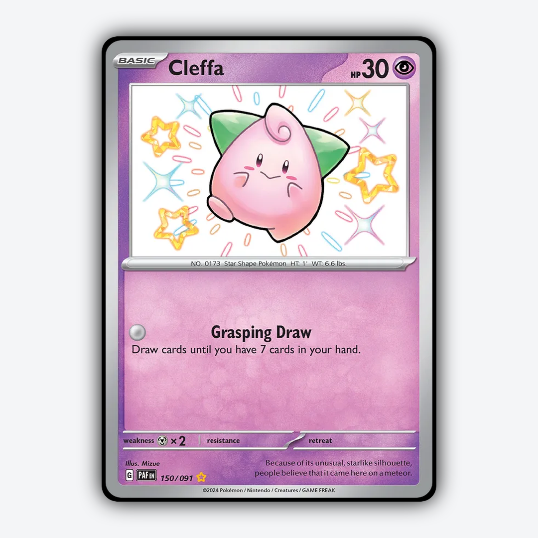 Cleffa #150 - Paldean Fates Set - Card Rug