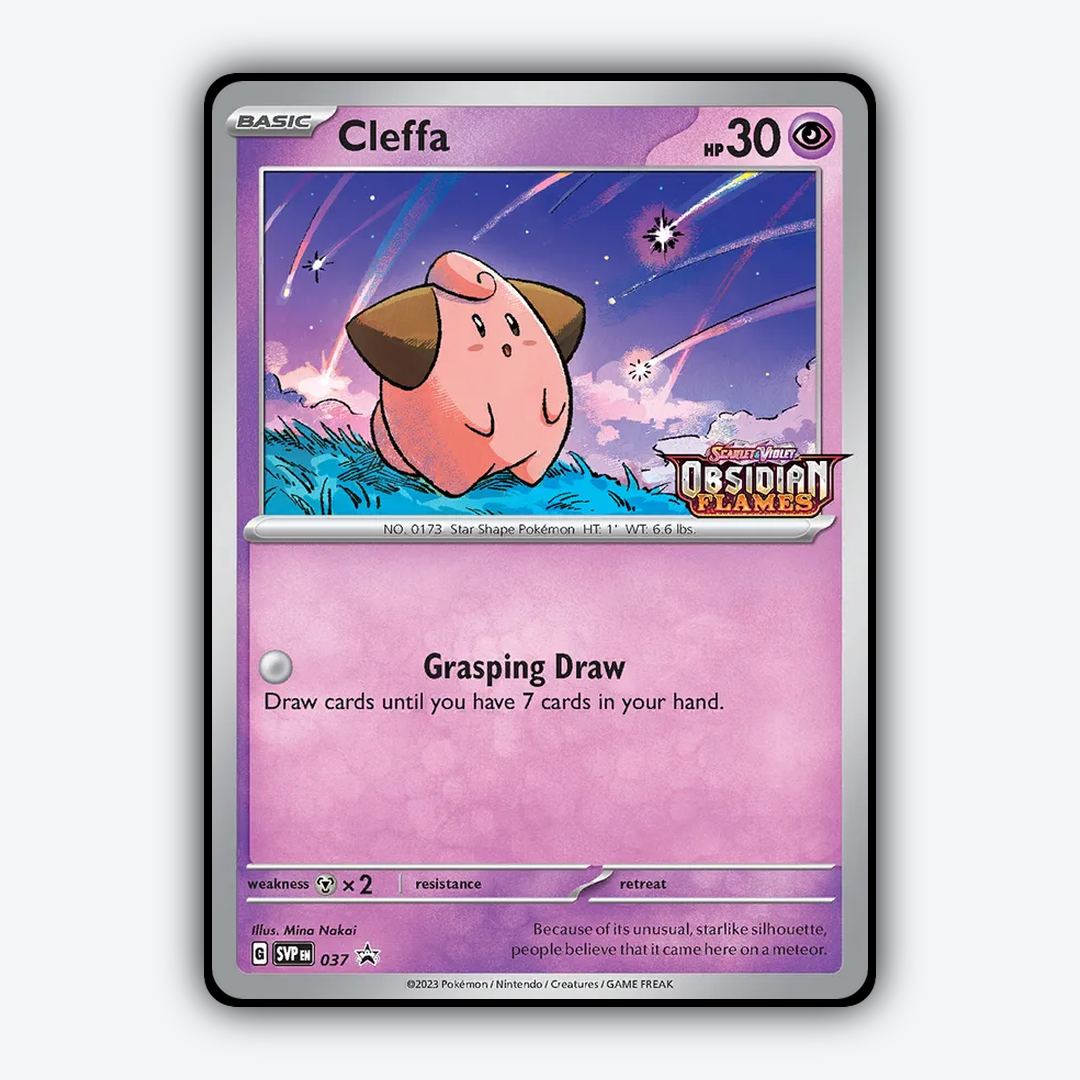 Cleffa #37 - Scarlet & Violet Black Star Promos Set - Card Rug