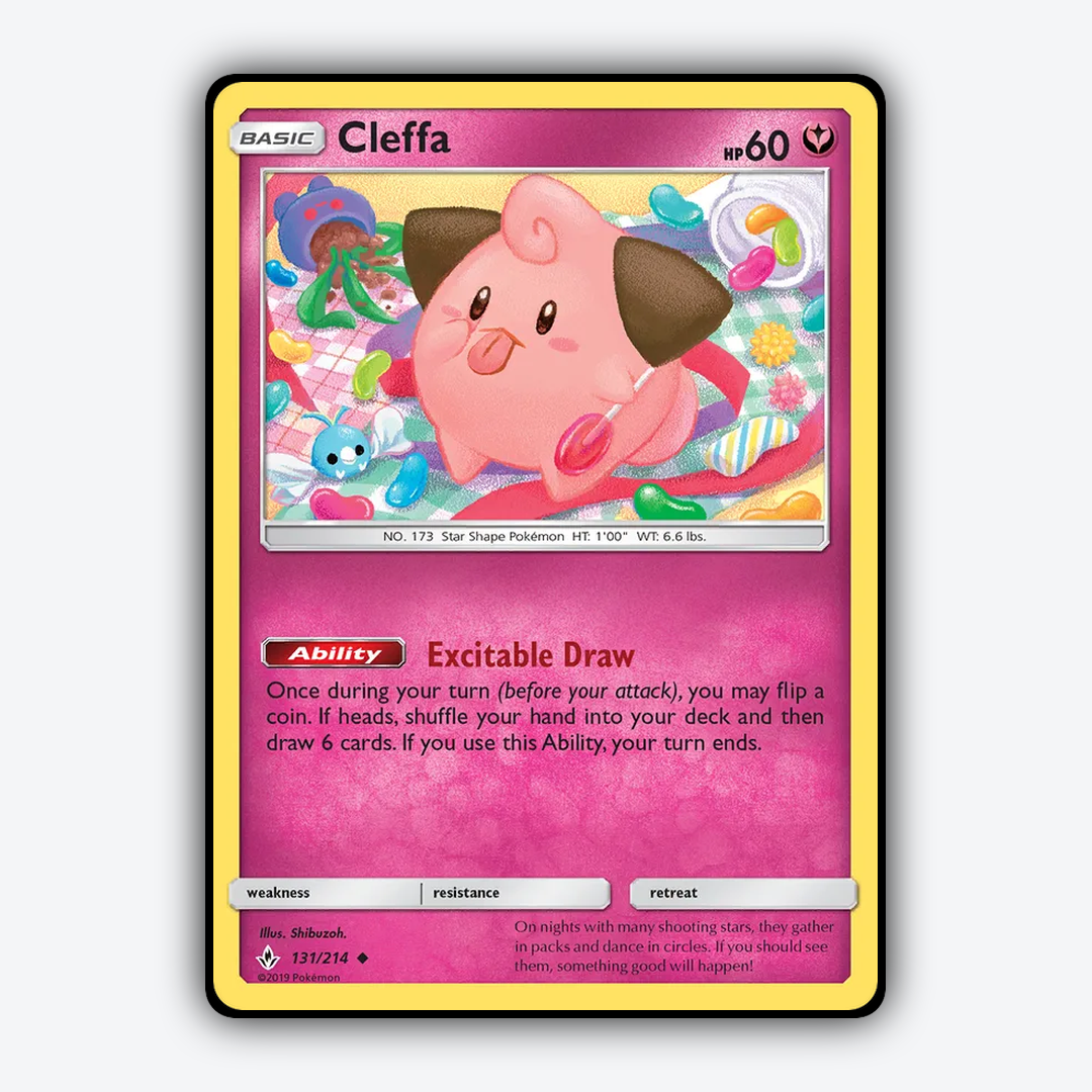 Cleffa 131/214 - Unbroken Bonds Set - Card Rug