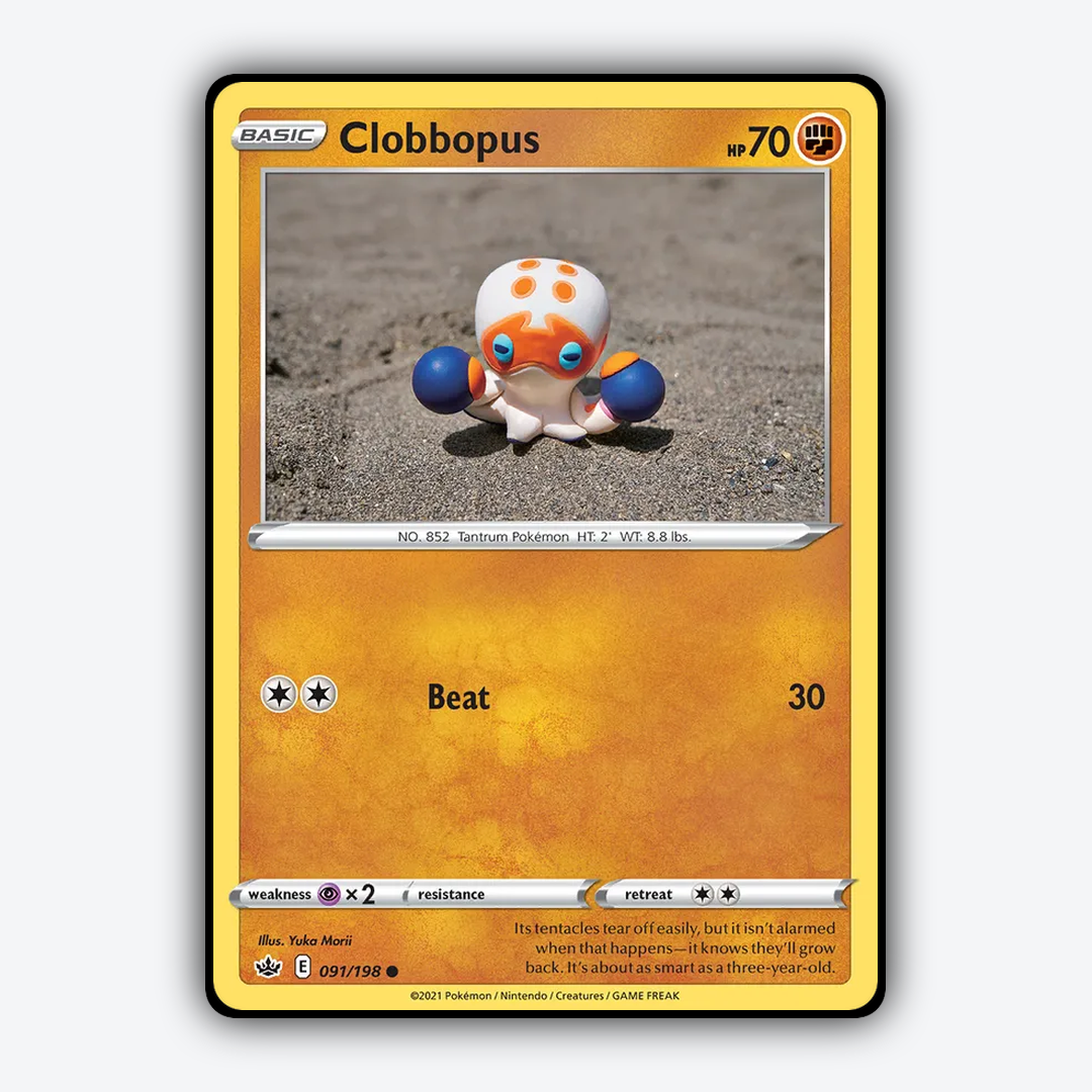 Clobbopus 091/198 - Chilling Reign Set - Card Rug