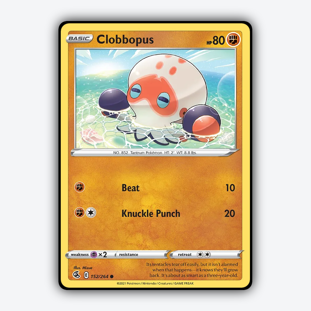 Clobbopus 152/264 - Fusion Strike Set - Card Rug