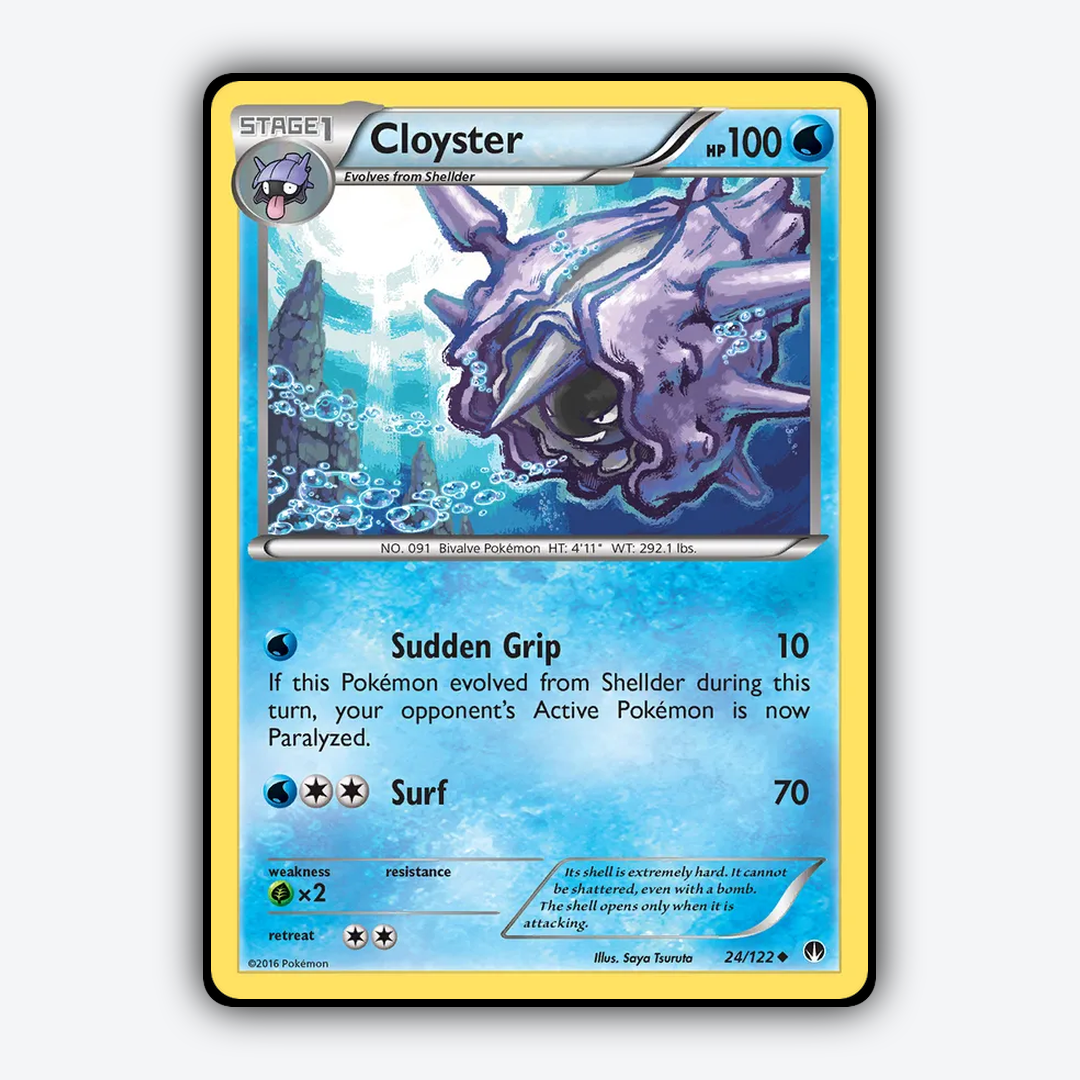 Cloyster 024/122 - BREAKpoint Set - Card Rug