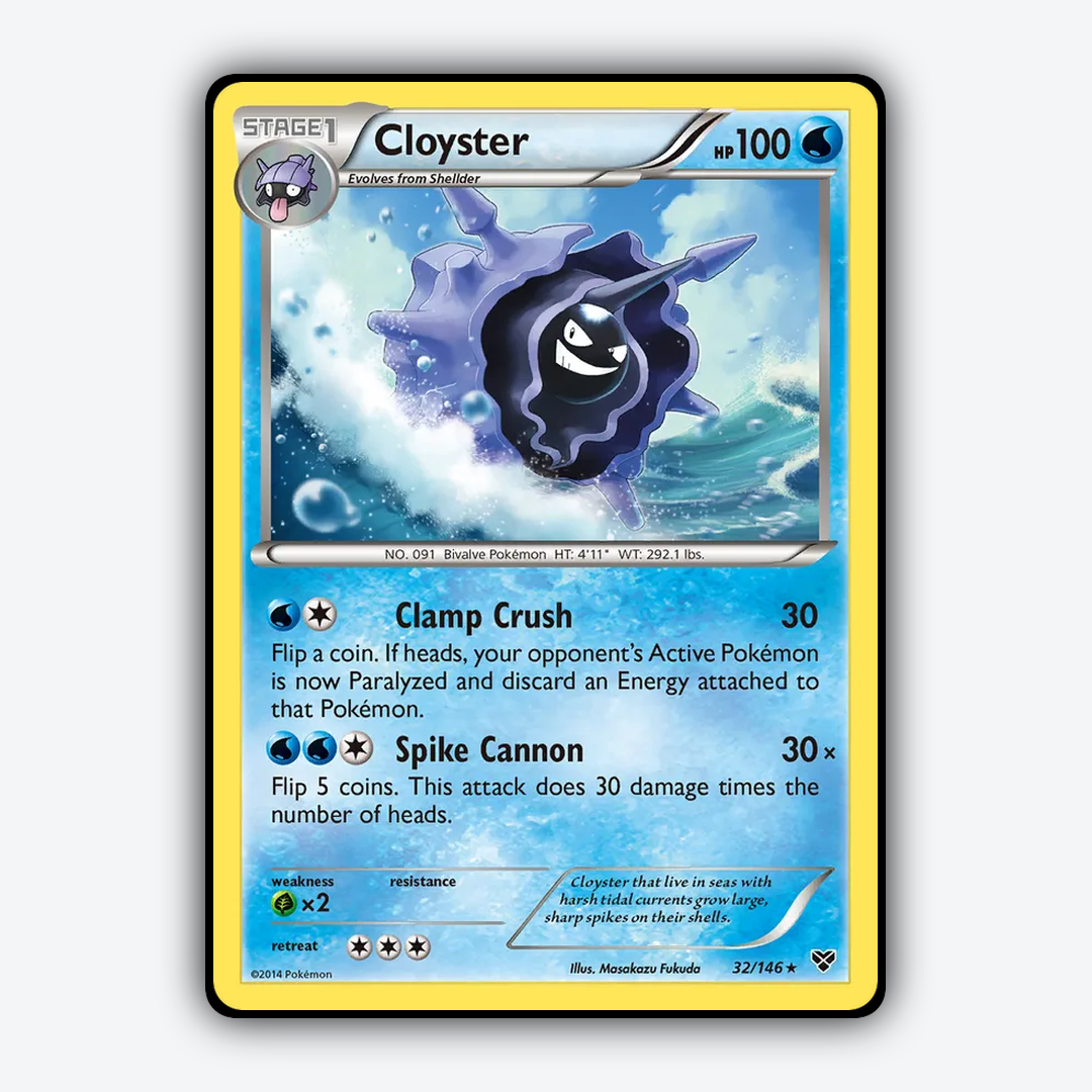 Cloyster 032/146 - XY Set - Card Rug