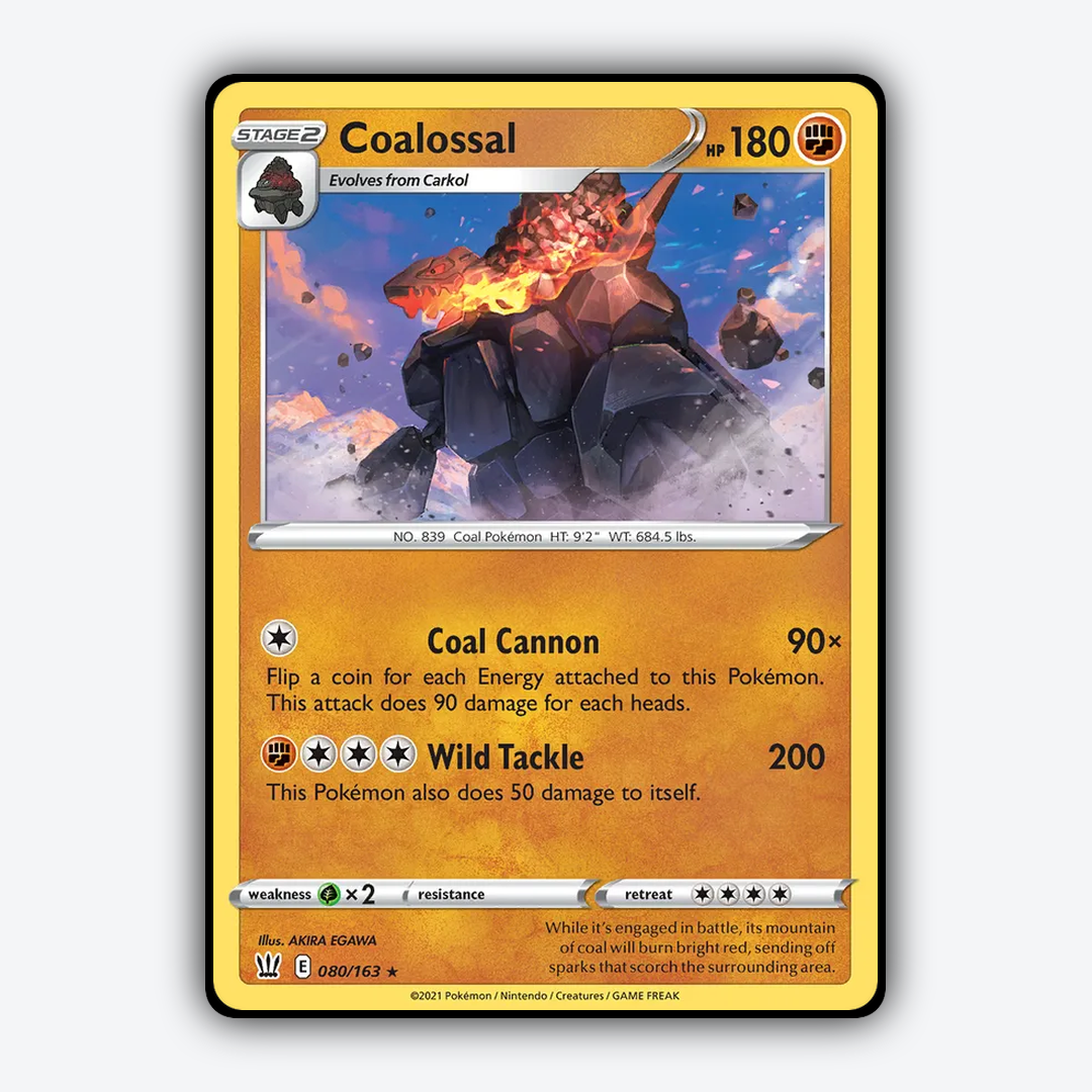 Coalossal 080/163 - Battle Styles Set - Card Rug