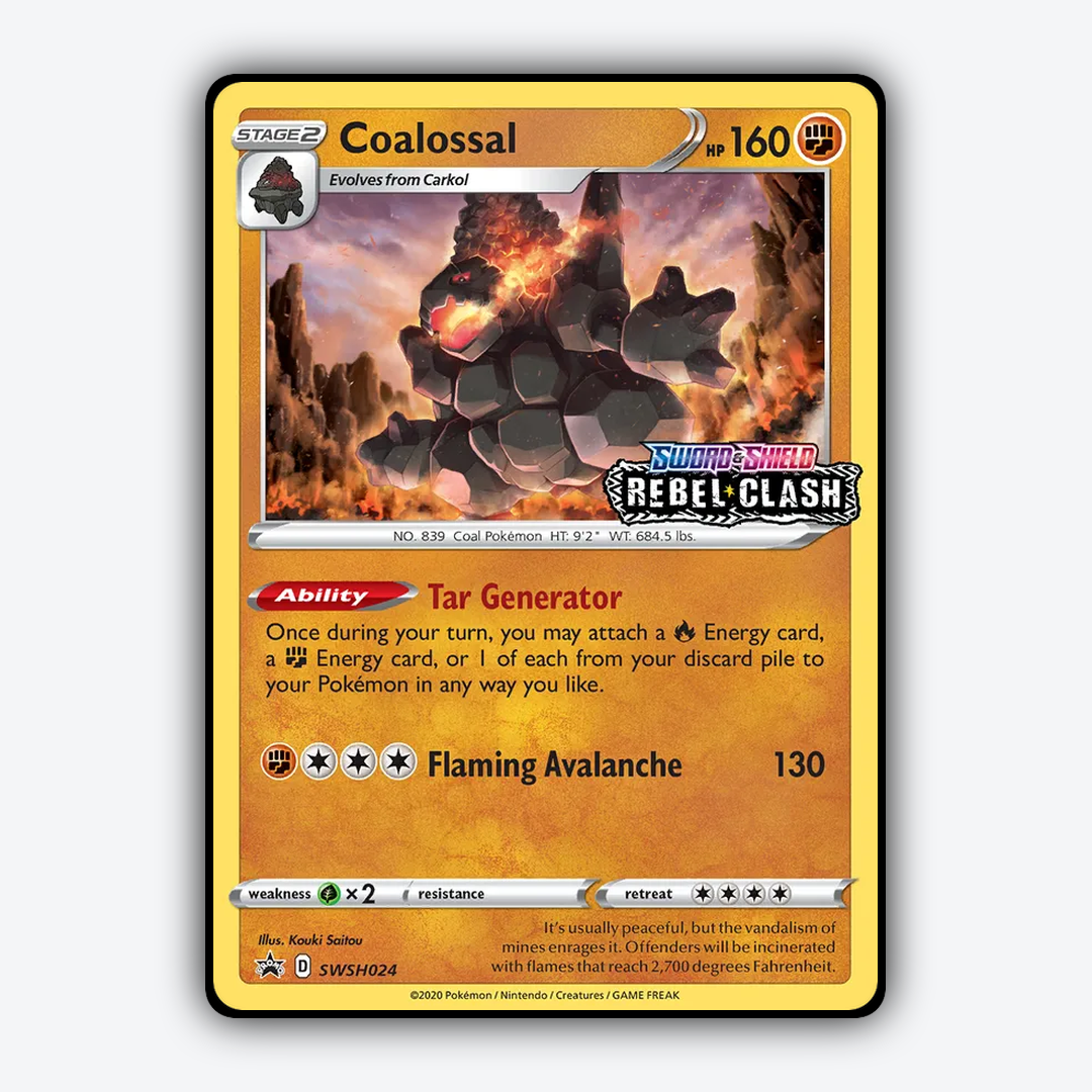 Coalossal #24 - SWSH Black Star Promos Set - Card Rug