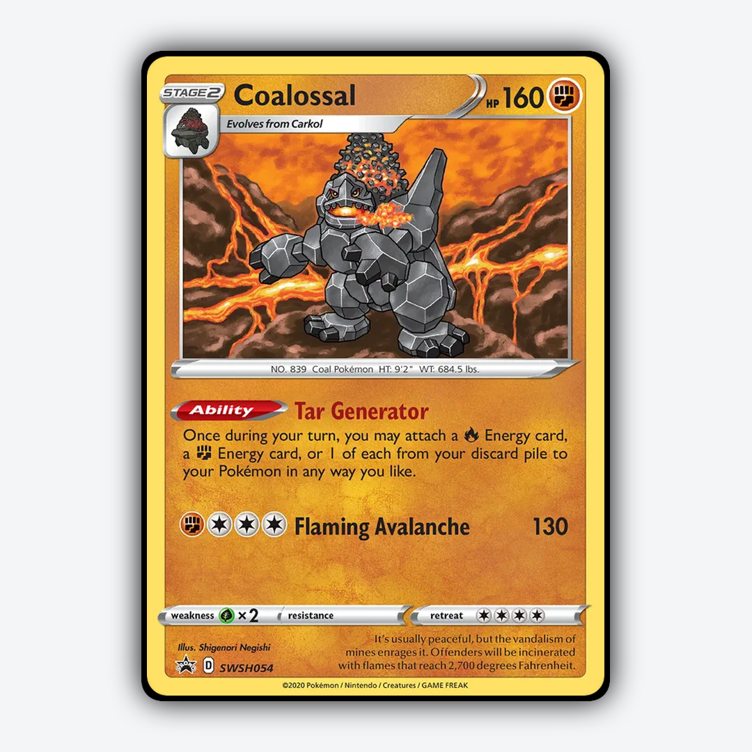 Coalossal #54 - SWSH Black Star Promos Set - Card Rug