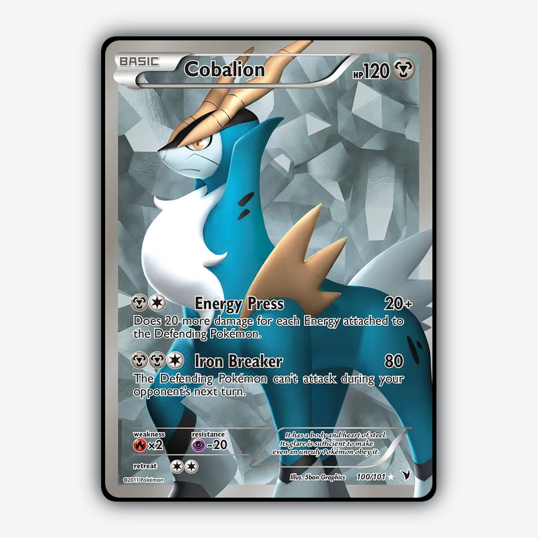 Cobalion 100/101 - Noble Victories Set - Card Rug