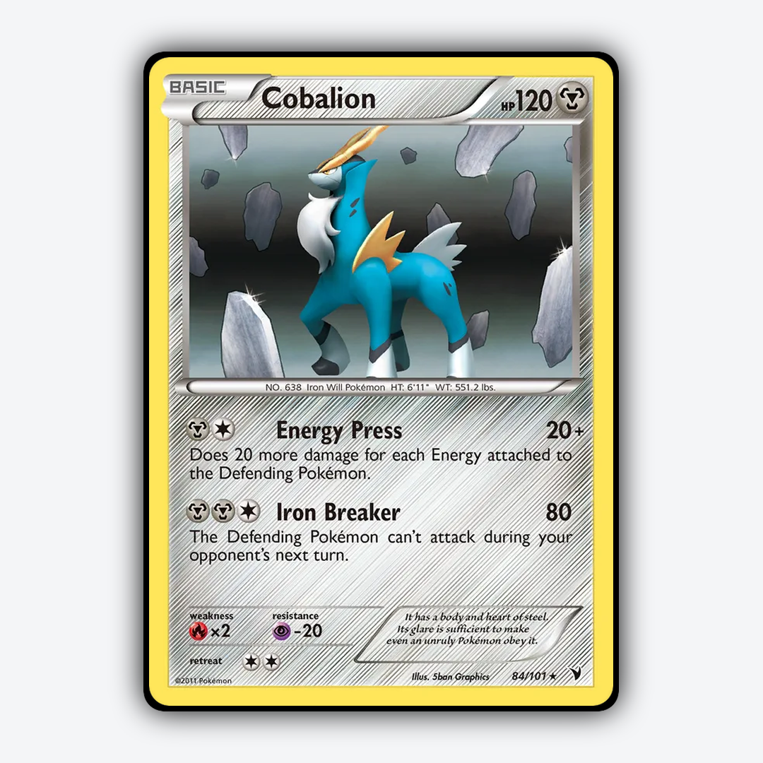 Cobalion 084/101 - Noble Victories Set - Card Rug