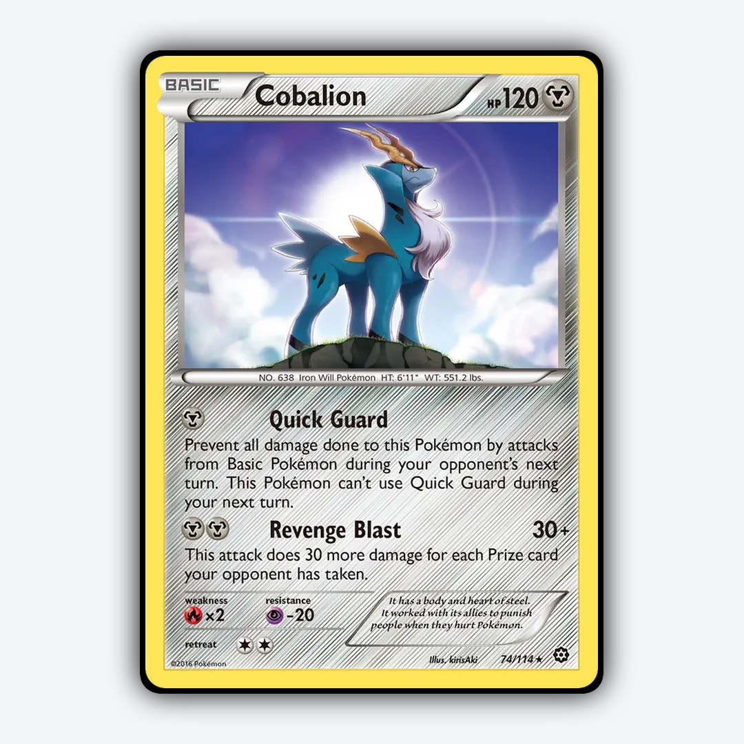 Cobalion 074/114 - Steam Siege Set - Card Rug