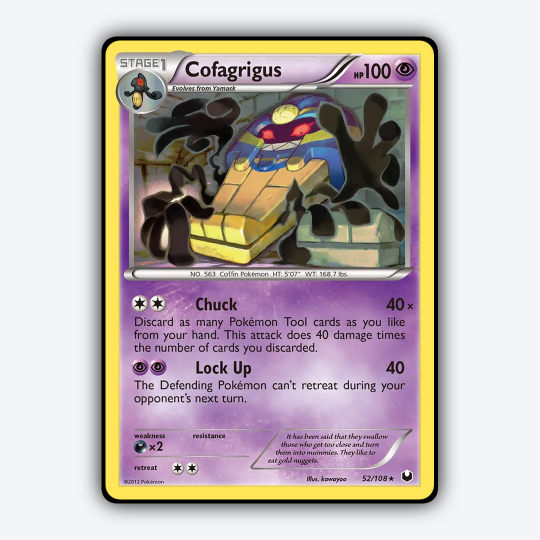 Cofagrigus 052/108 - Dark Explorers Set - Card Rug