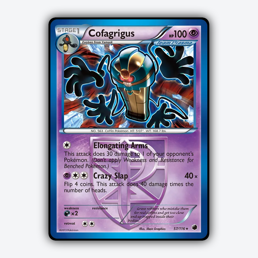Cofagrigus 057/116 - Plasma Freeze Set - Card Rug