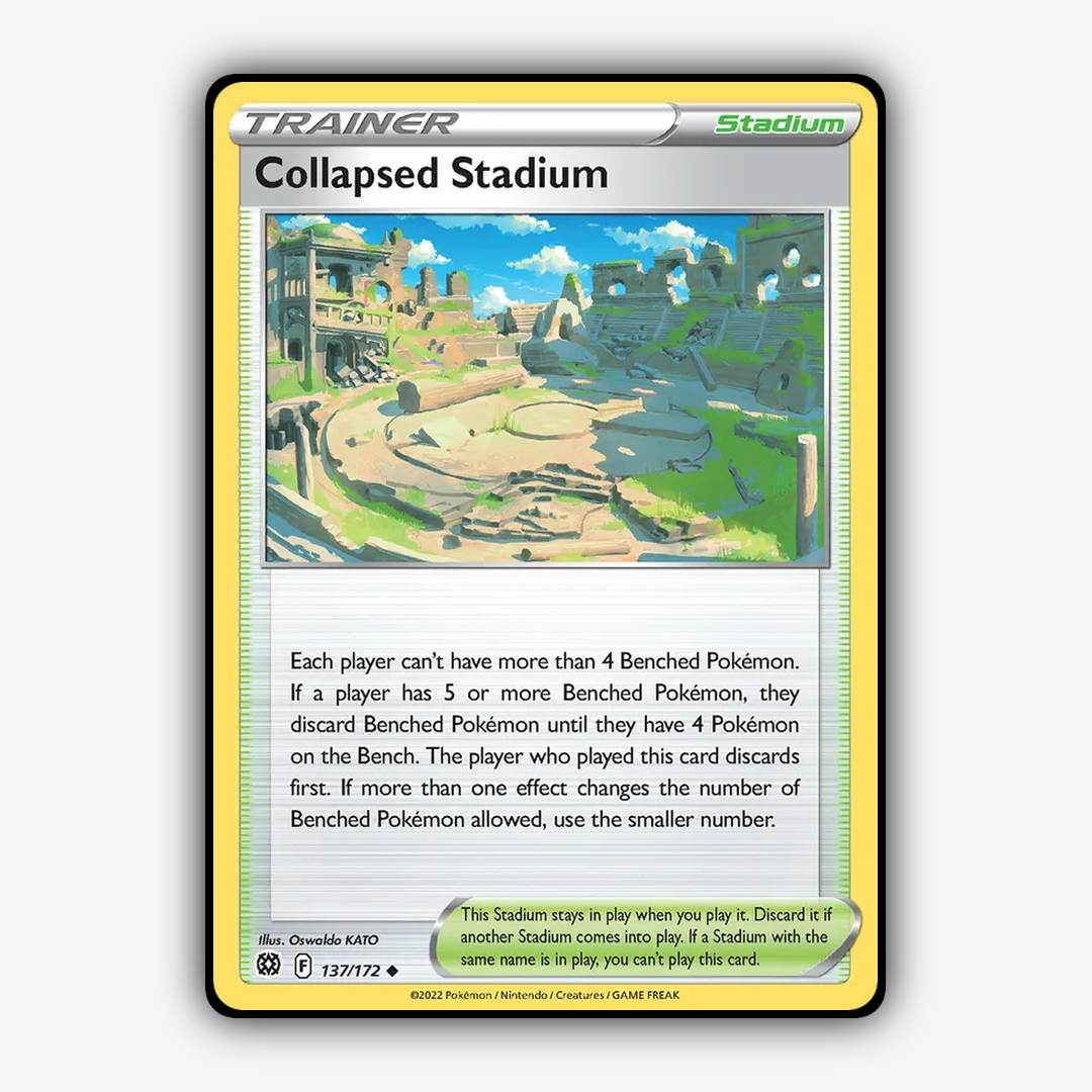 Collapsed Stadium 137/172 - Brilliant Stars Set - Card Rug
