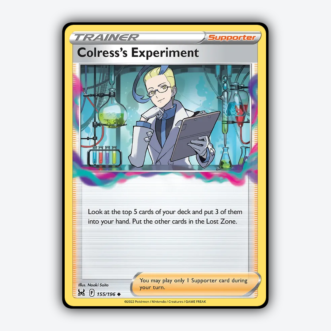 Colress's Experiment 155/196 - Lost Origin Set - Card Rug