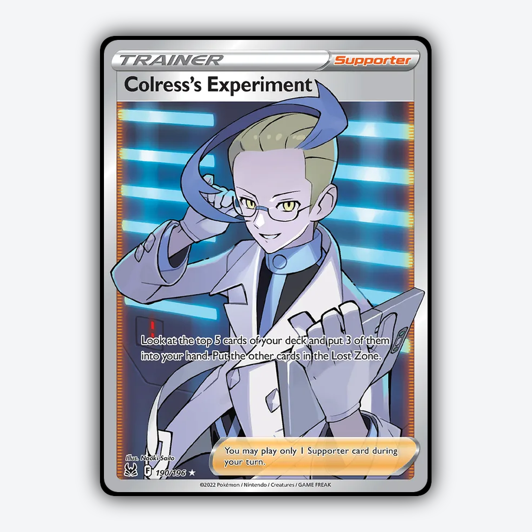 Colress's Experiment 190/196 - Lost Origin Set - Card Rug