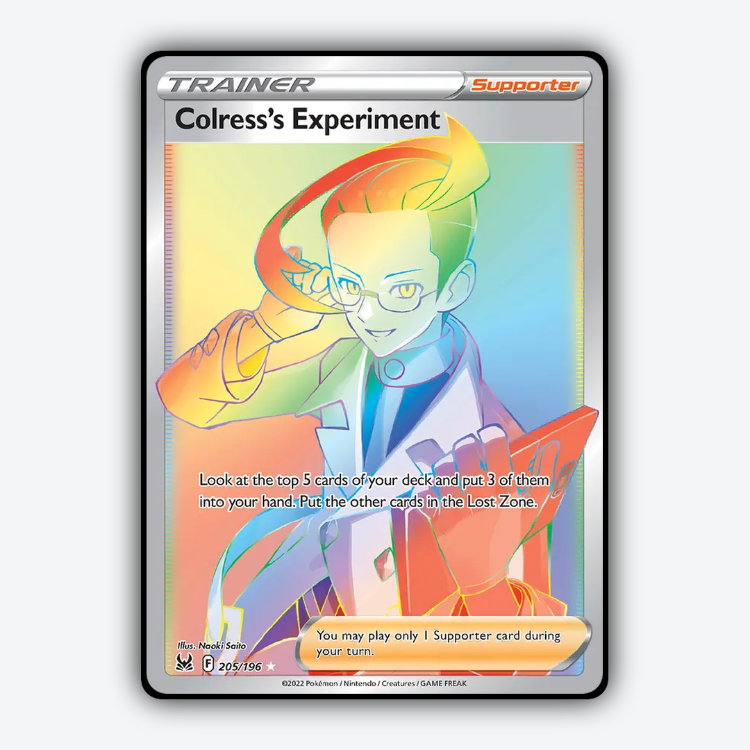 Colress's Experiment 205/196 - Lost Origin Set - Card Rug