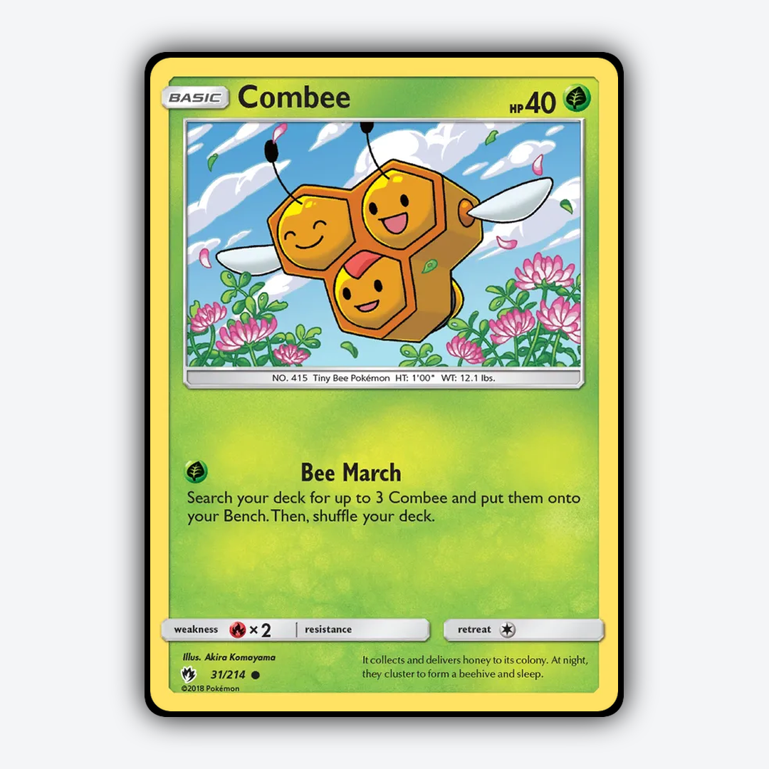 Combee 031/214 - Lost Thunder Set - Card Rug