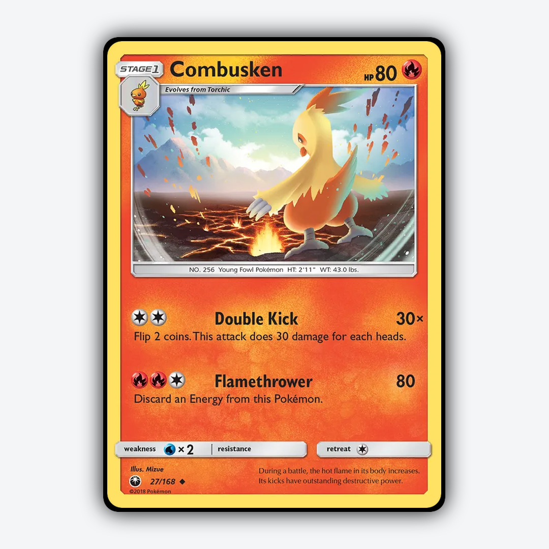 Combusken 027/168 - Celestial Storm Set - Card Rug