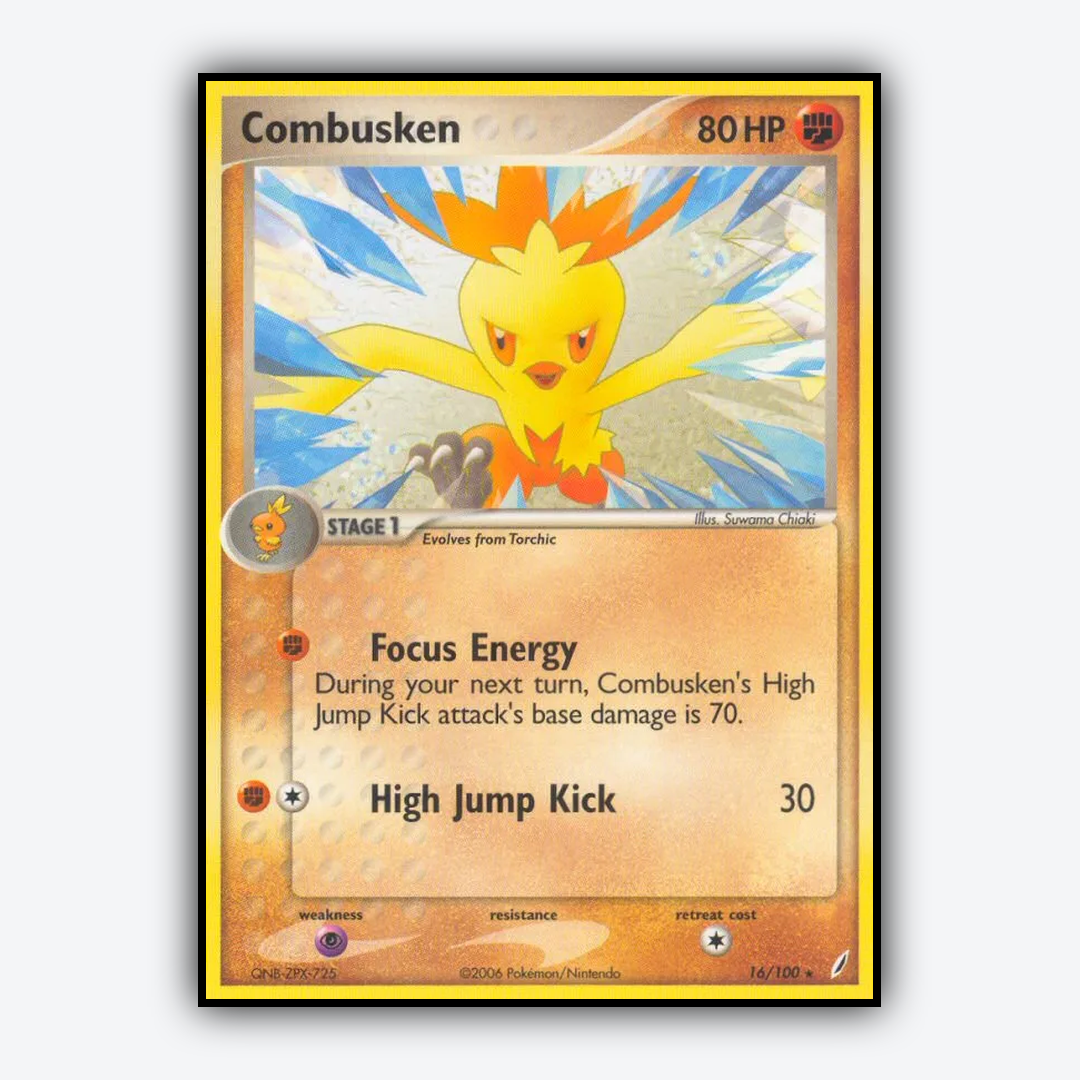 Combusken 016/100 - Crystal Guardians Set - Card Rug