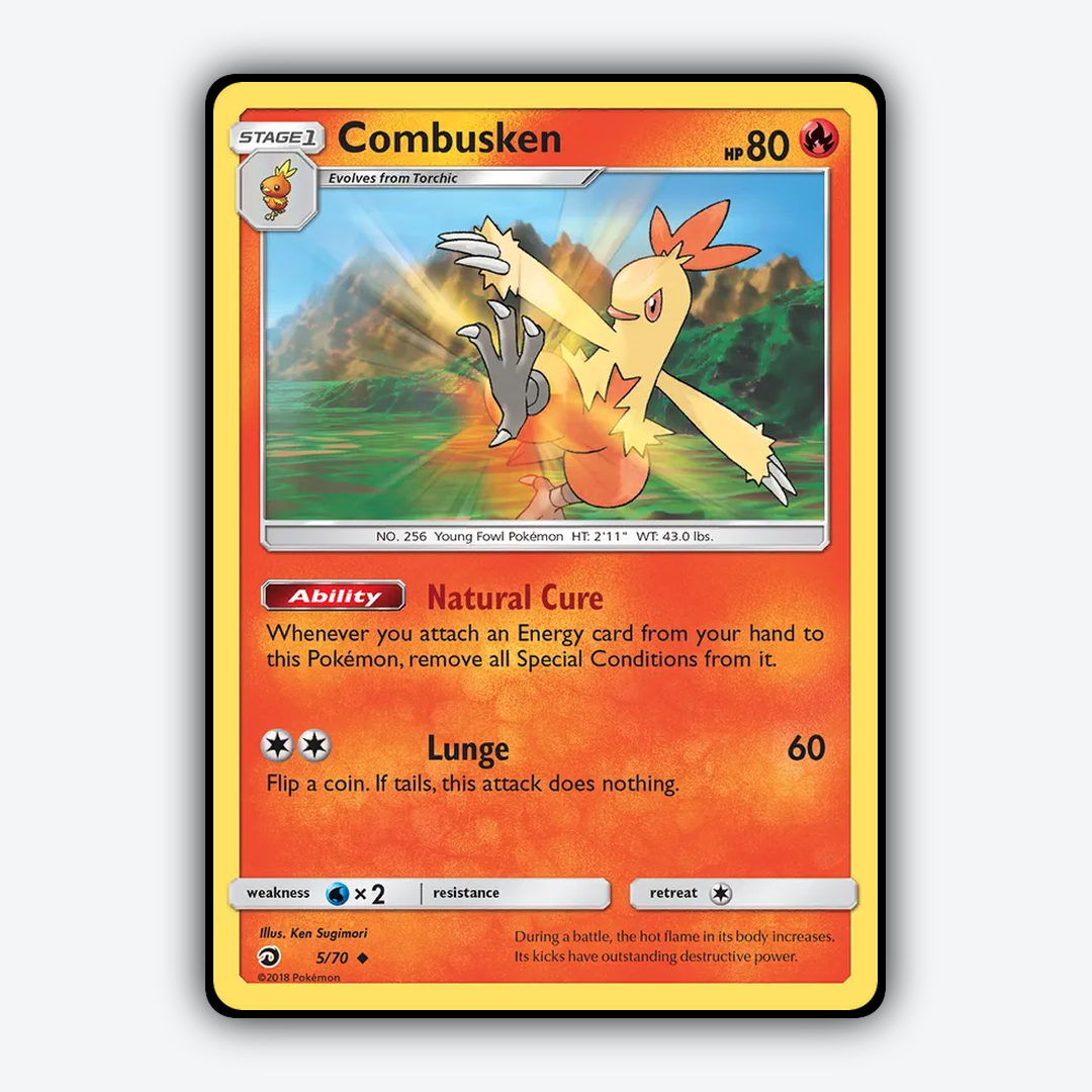 Combusken 005/70 - Dragon Majesty Set - Card Rug