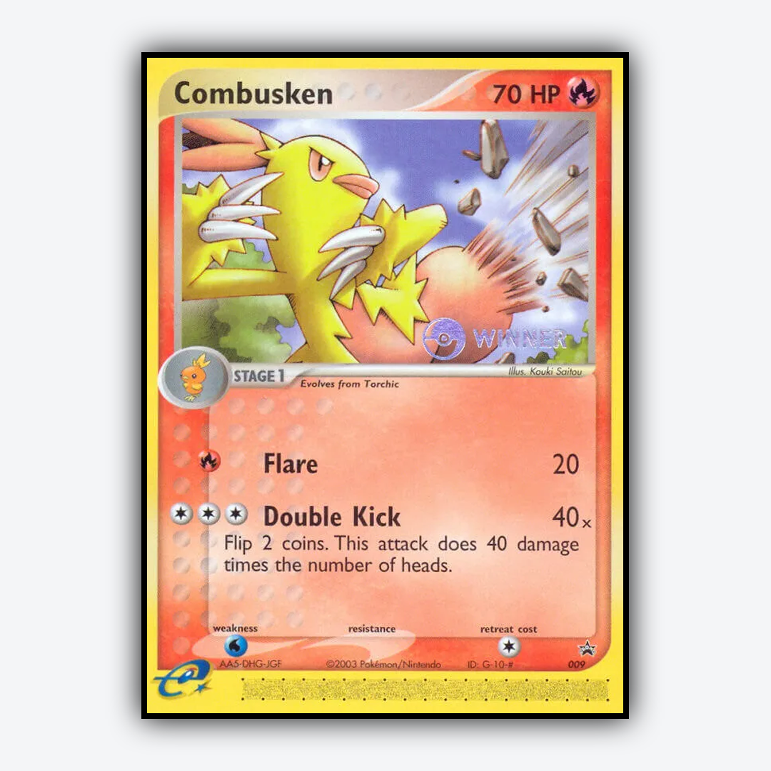 Combusken #9 - Nintendo Black Star Promos Set - Card Rug