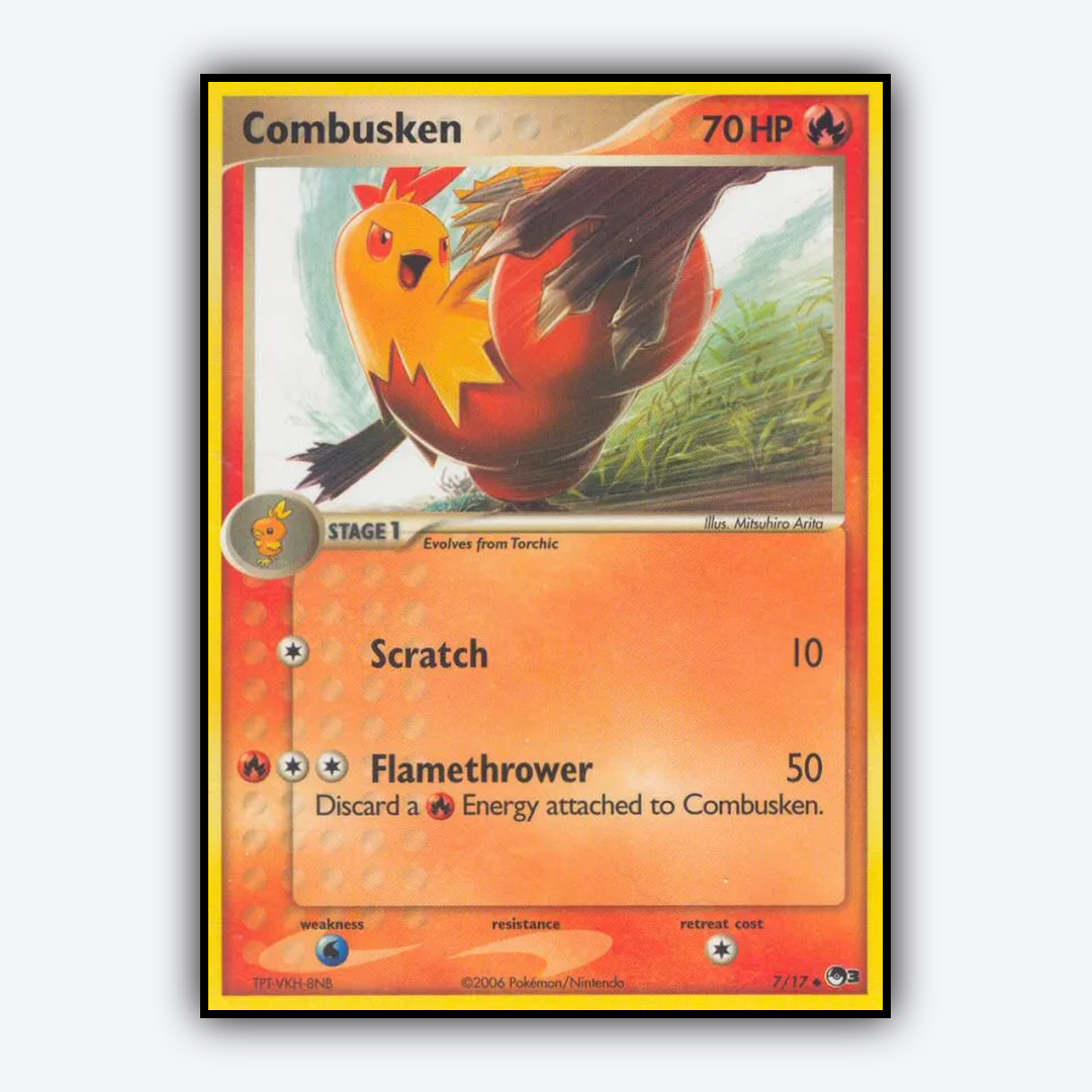 Combusken 007/17 - POP Series 3 Set - Card Rug