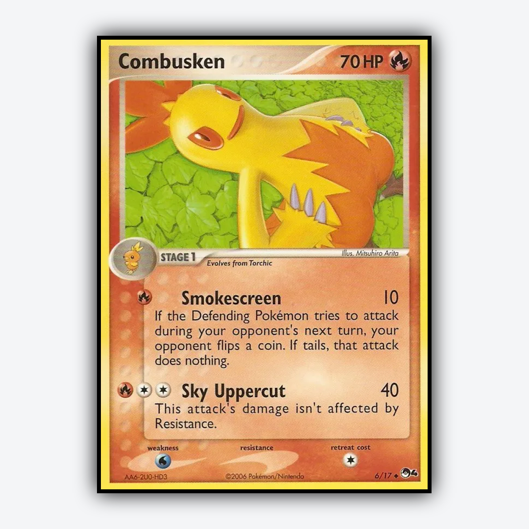 Combusken 006/17 - POP Series 4 Set - Card Rug