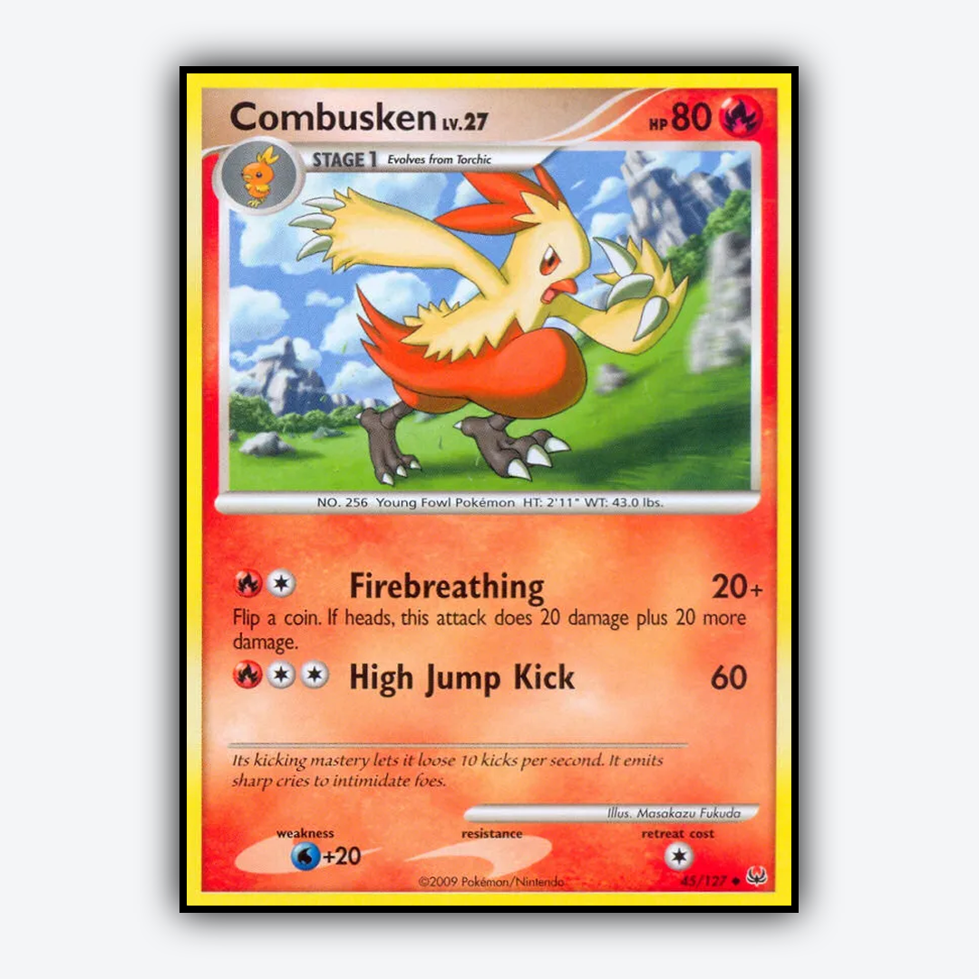 Combusken 045/127 - Platinum Set - Card Rug