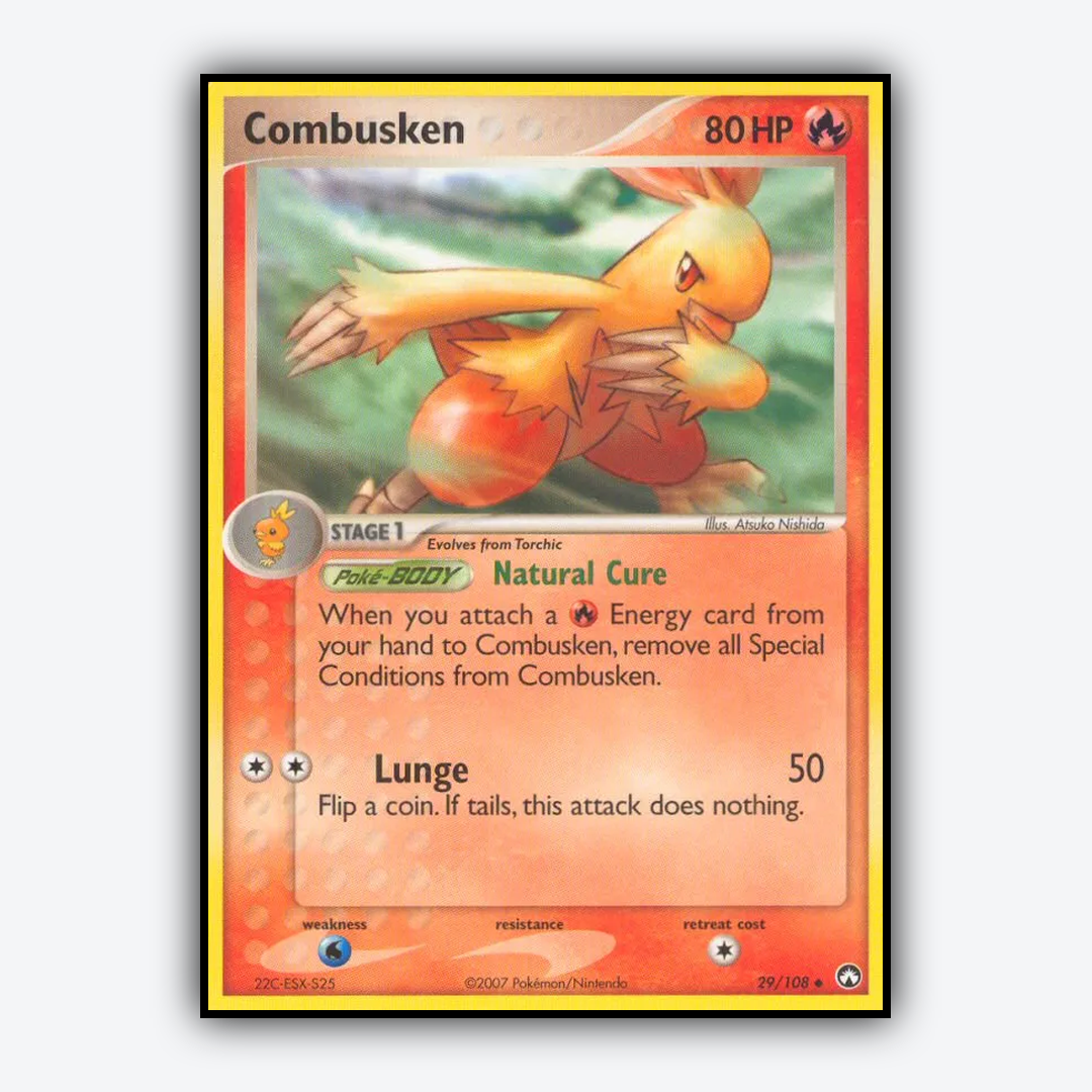 Combusken 029/108 - Power Keepers Set - Card Rug