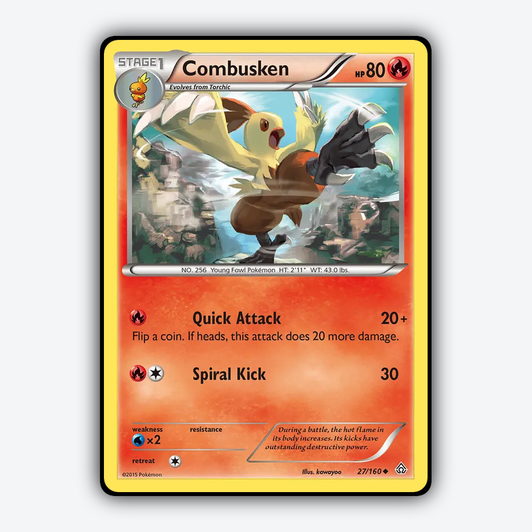 Combusken 027/160 - Primal Clash Set - Card Rug