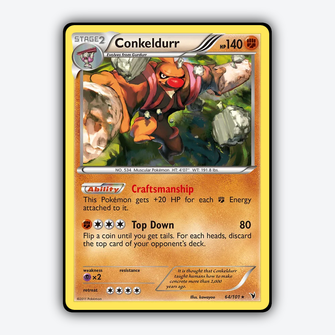 Conkeldurr 064/101 - Noble Victories Set - Card Rug