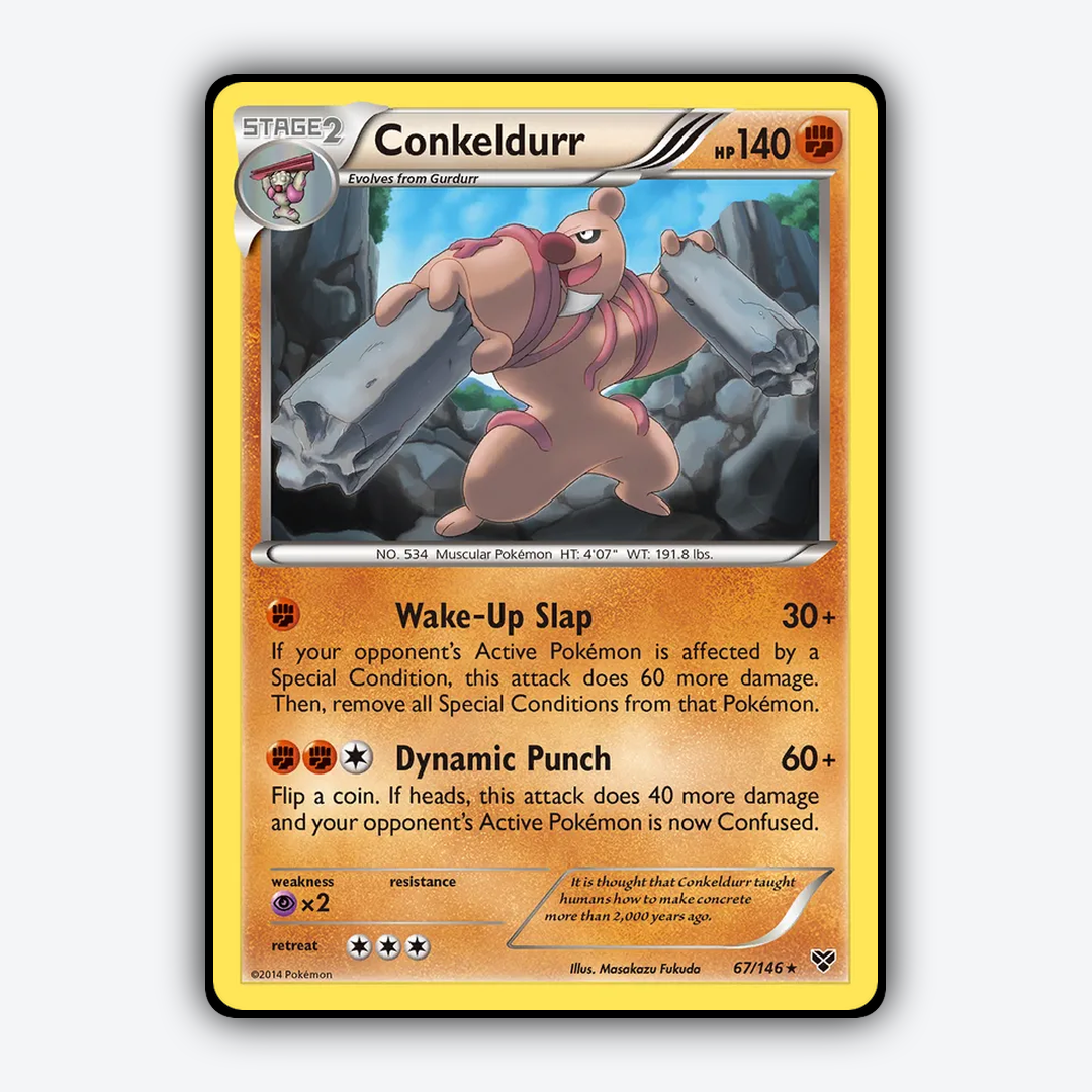 Conkeldurr 067/146 - XY Set - Card Rug