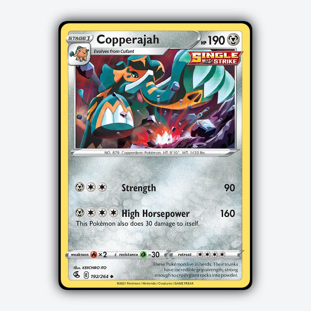 Copperajah 192/264 - Fusion Strike Set - Card Rug