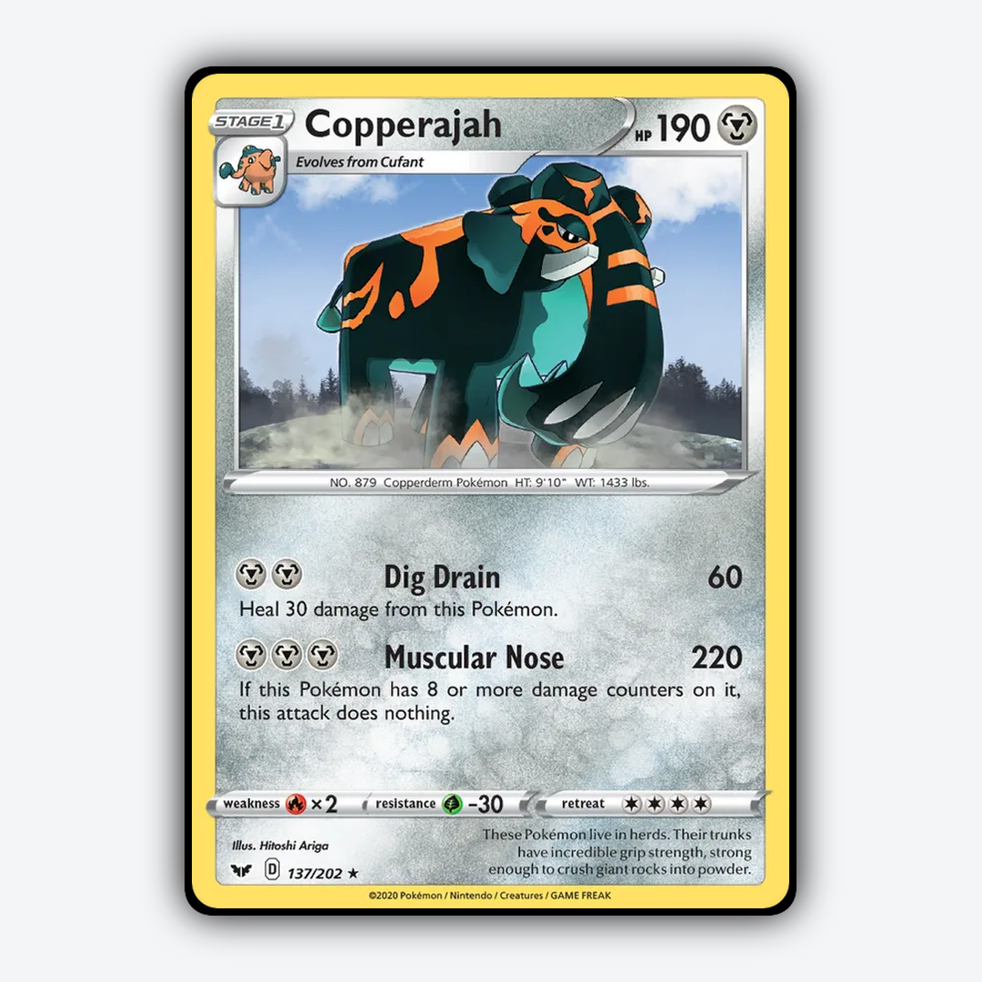Copperajah 137/202 - Sword & Shield Set - Card Rug