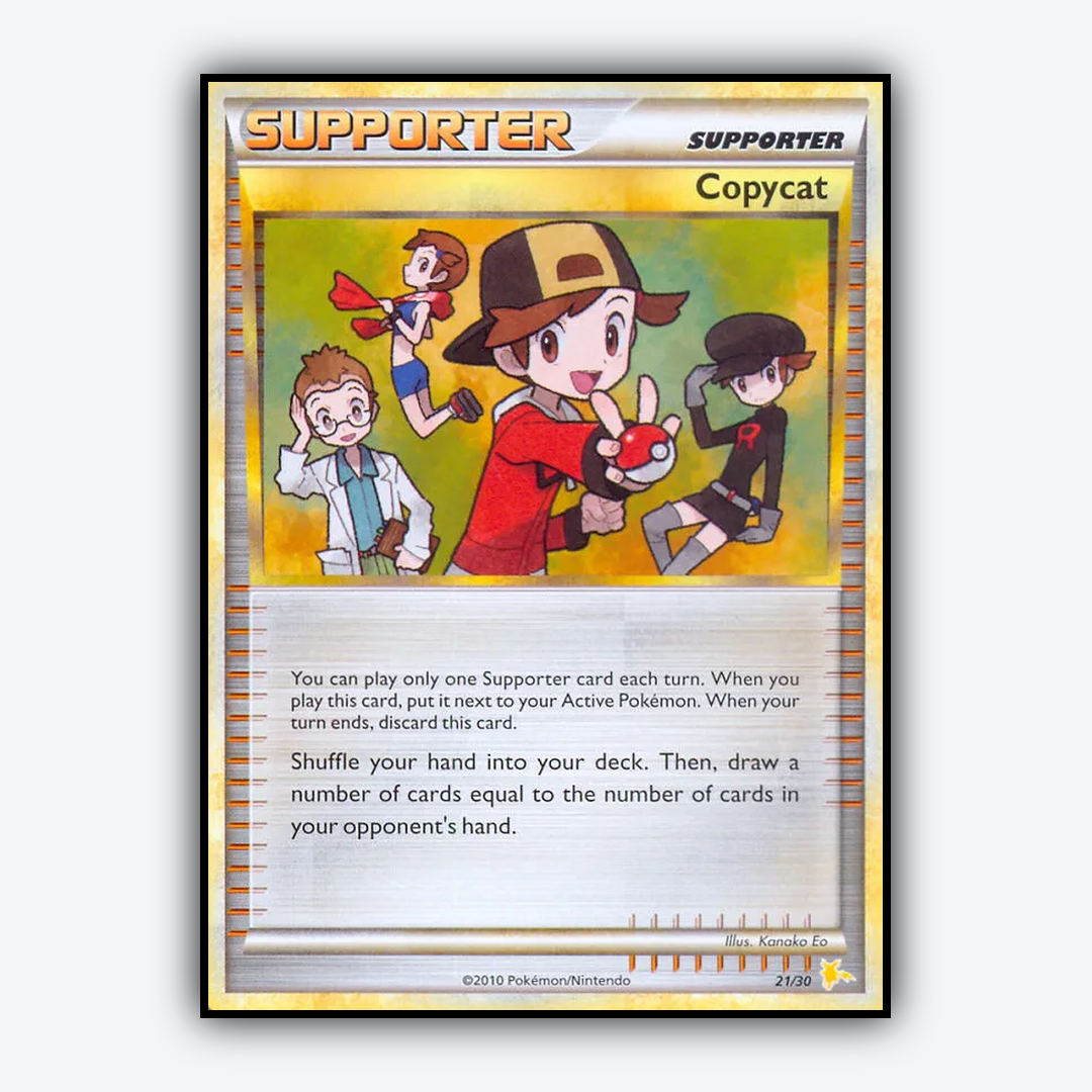 Copycat 021/30 - HGSS Trainer Kit Raichu Set - Card Rug