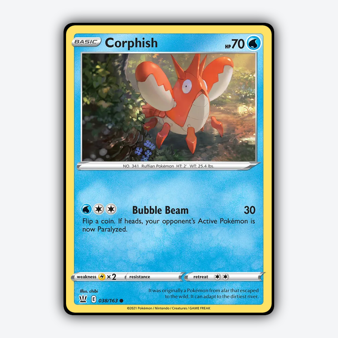Corphish 038/163 - Battle Styles Set - Card Rug