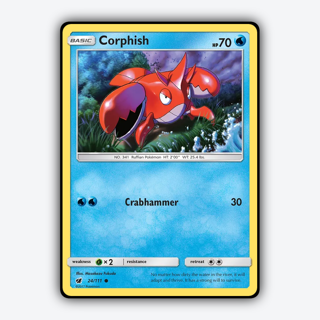 Corphish 024/111 - Crimson Invasion Set - Card Rug